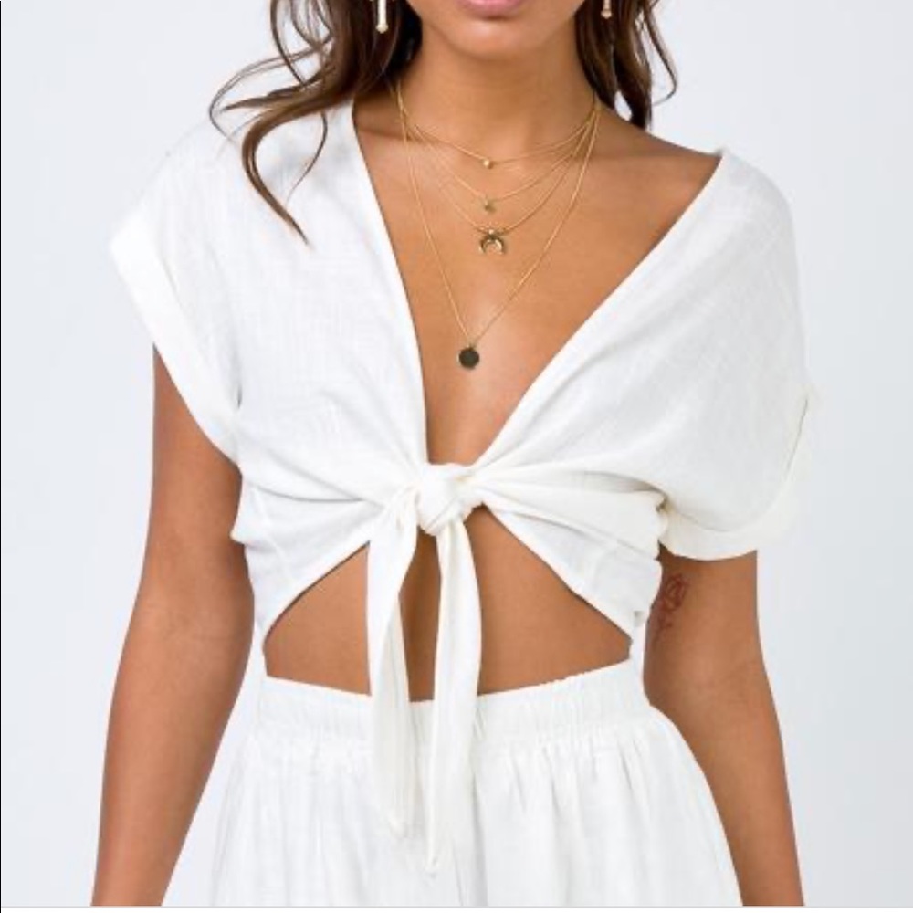 Princess Polly two piece set off white